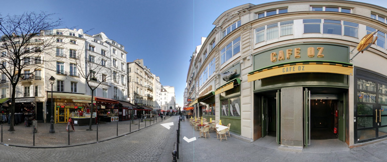 Google Visite Virtuelle OZ CLUB Paris. Photographe agree Paris 805 Productions.